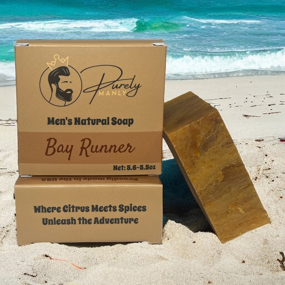 Men's Natural Soap Bar - Bay Runner