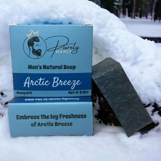 Men's Natural Soap Bar - Arctic Breeze