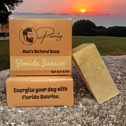 Men's Natural Soap Bar - Florida Sunrise