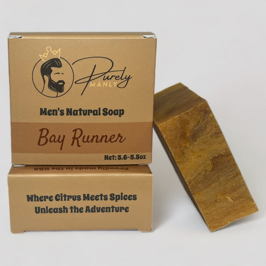 Men's Natural Soap Bar - Bay Runner