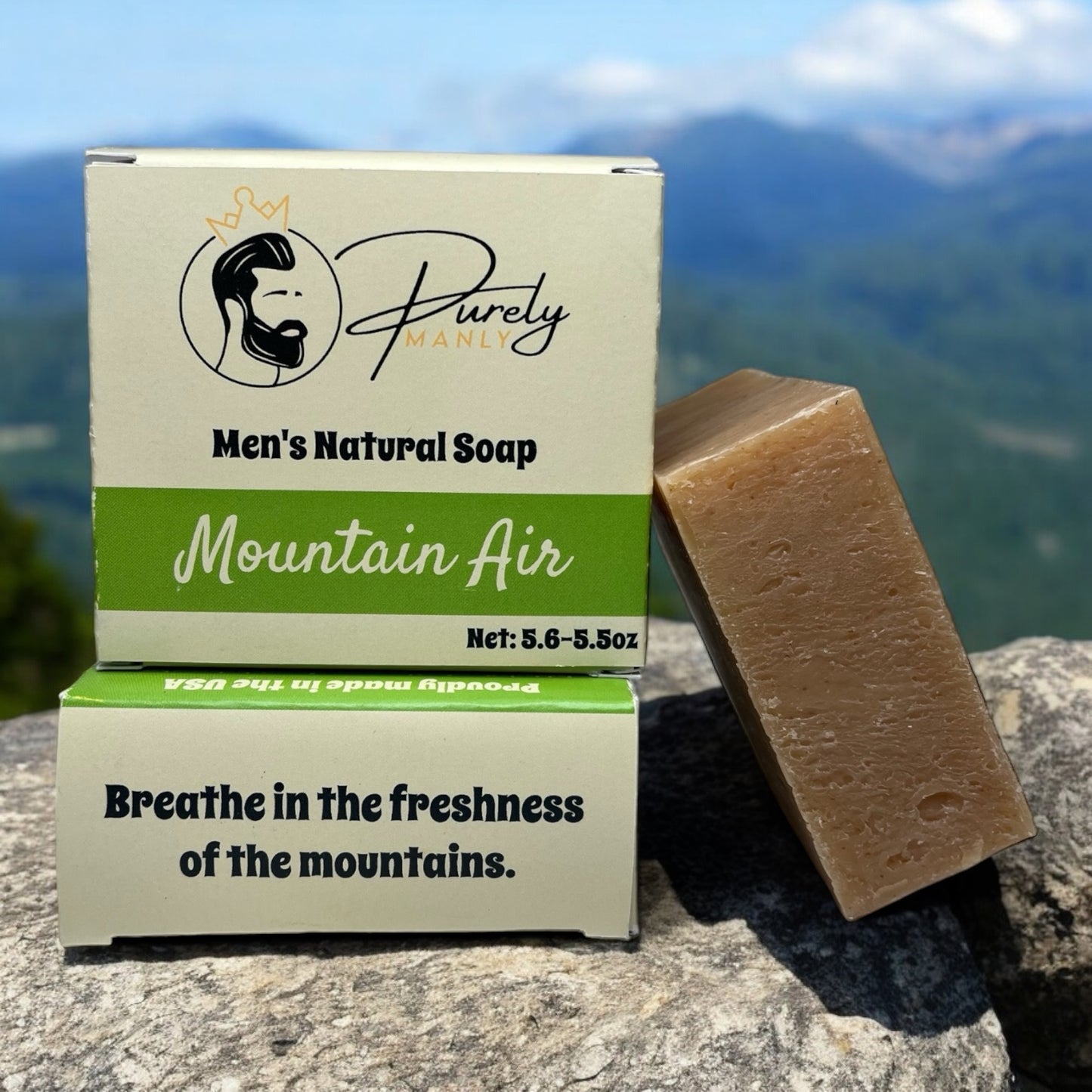 Men's Natural Soap Bar - Mountain Air