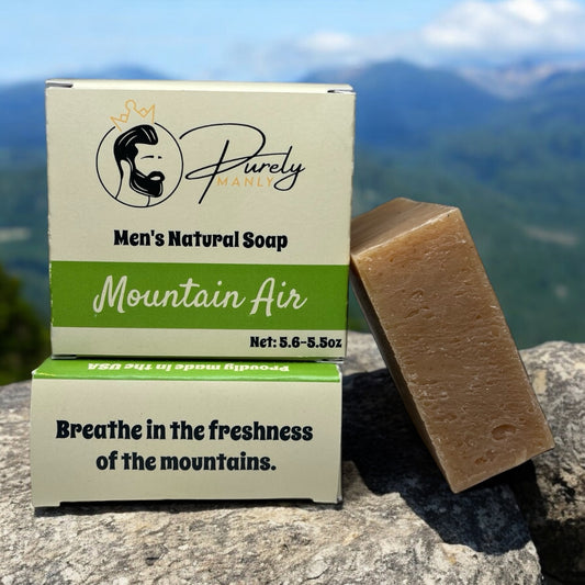 Men's Natural Soap Bar - Mountain Air